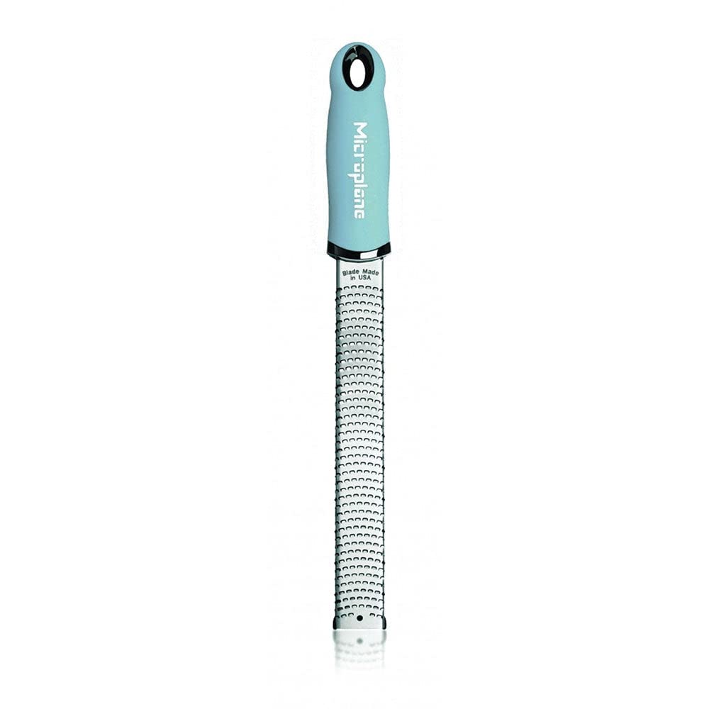 Microplane Premium Classic Series Zester 18/8, Black - Lemon Zester & Cheese Grater & Vegetable Grater - Citrus, Parmesan Cheese, Garlic, Ginger, Nutmeg, Chocolate - Stainless Steel Grater