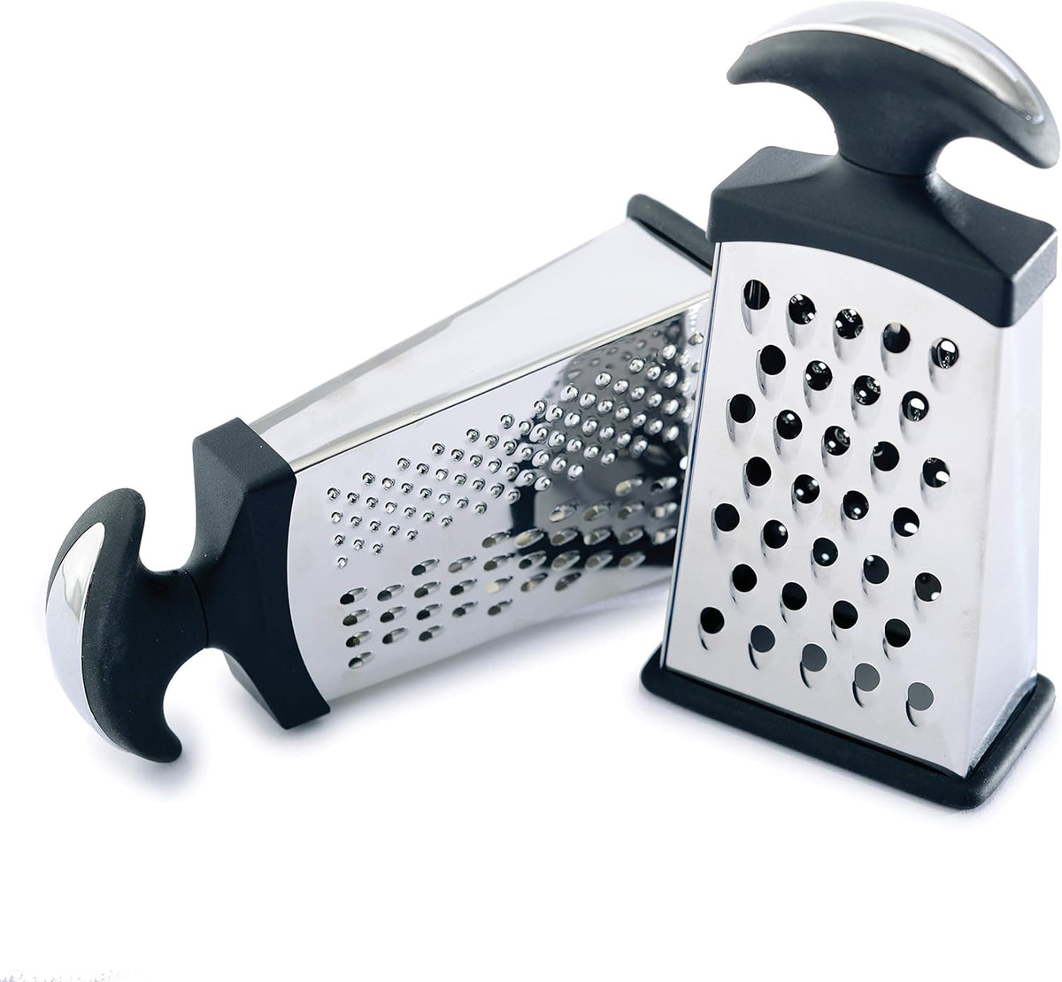Norpro Mini Grip-EZ Slim Grater with 3 Surfaces, Silver