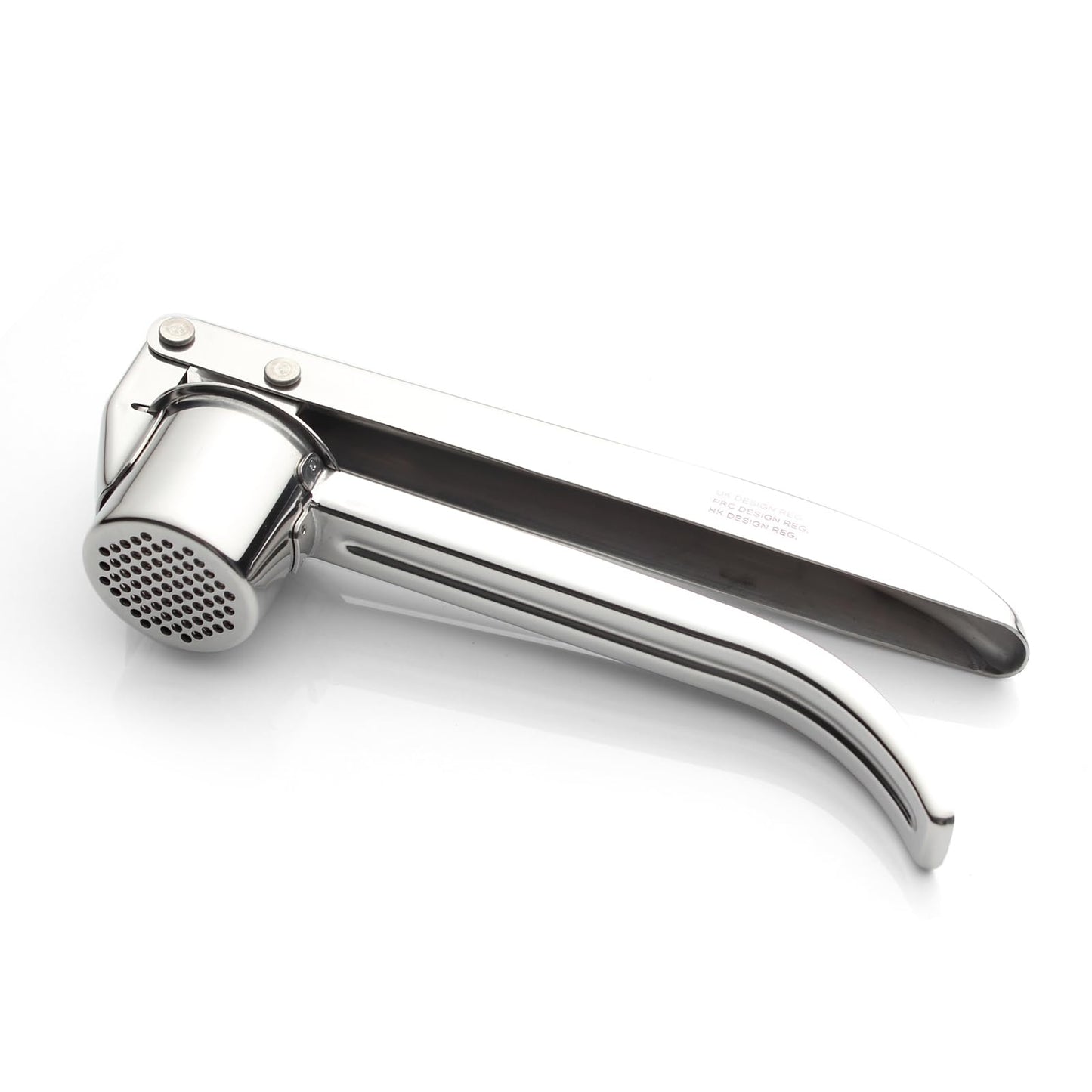 Kitchen Garlic Press, Rust Proof & Dishwasher Safe Garlic Mincer, Durable Garlic Crusher, Easy to Clean and Squeeze, Rose