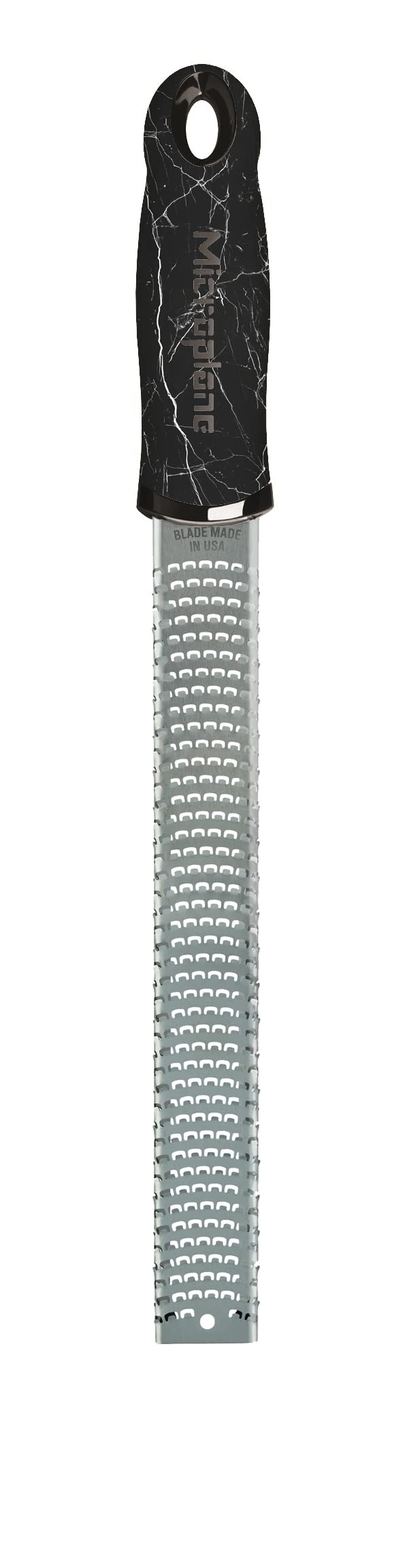 Microplane Premium Classic Series Zester 18/8, Black - Lemon Zester & Cheese Grater & Vegetable Grater - Citrus, Parmesan Cheese, Garlic, Ginger, Nutmeg, Chocolate - Stainless Steel Grater