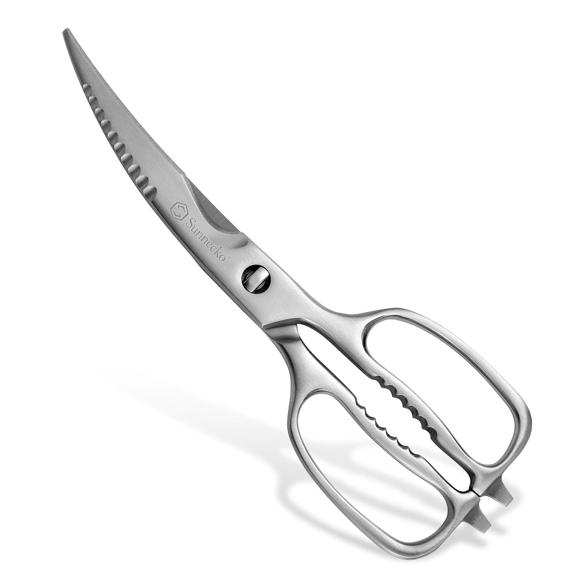 Sunnecko Kitchen Scissors All Purpose Heavy Duty Scissors Titanium Coated, Kitchen Shears for Food, Micro Serrated with Detachable Blades