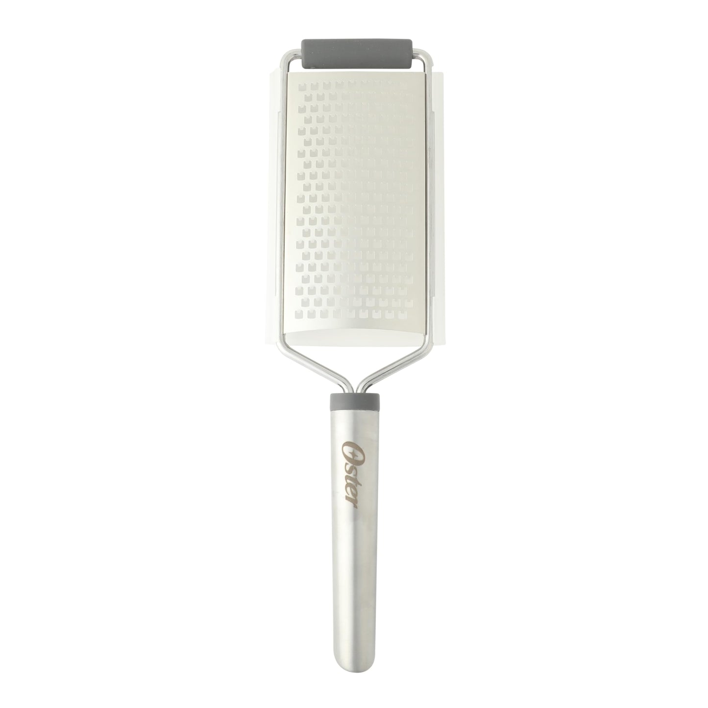 Oster Chadswyck 7.7” Garlic Press, Stainless Steel Garlic Mincer & Crusher, Easy Squeeze, Dishwasher Safe