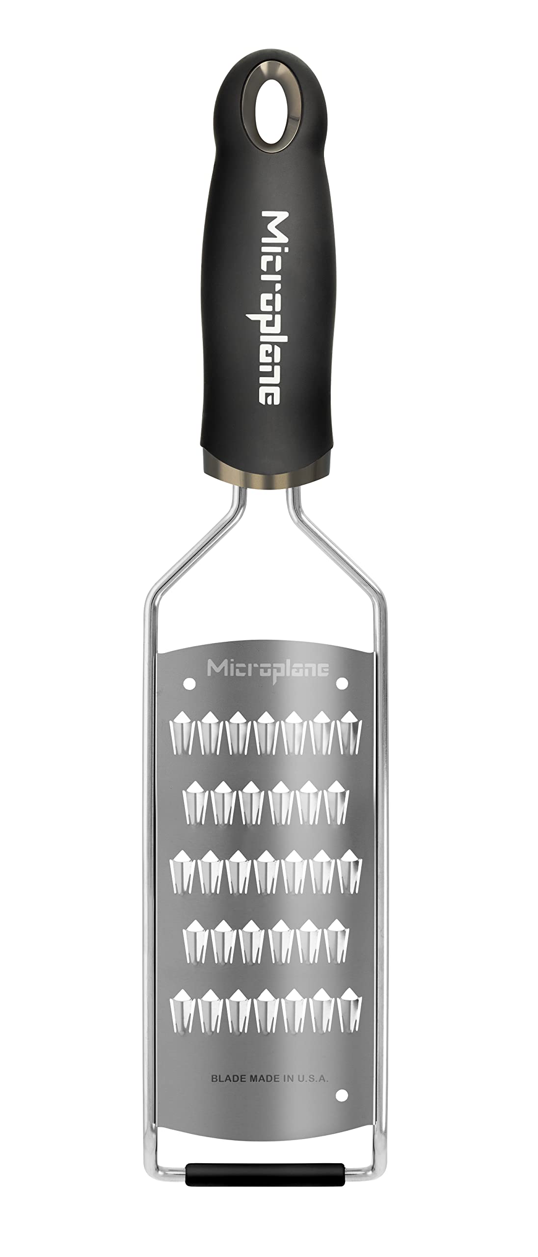 Microplane Gourmet Series Hard Cheese Grater (Fine, Black)