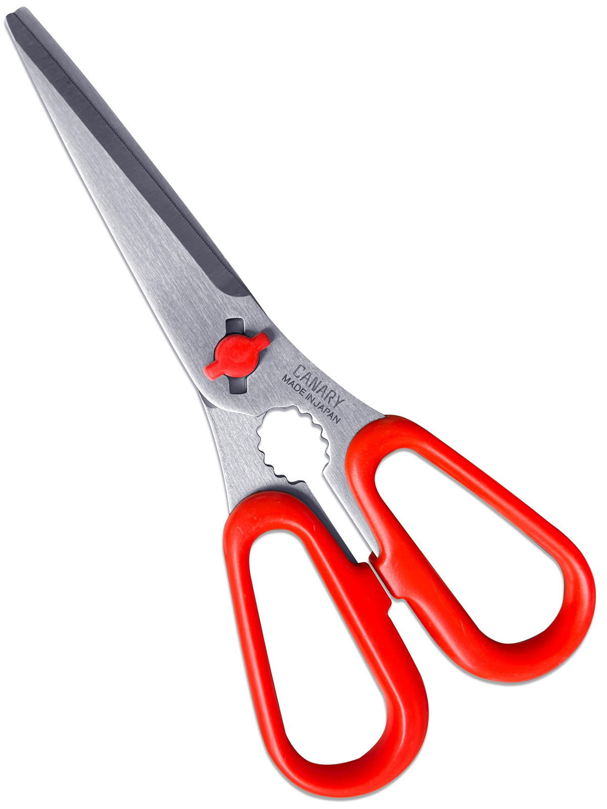 CANARY Japanese Kitchen Scissors Heavy Duty 8.2", Made in JAPAN, Dishwasher Safe Come Apart Blade, Multipurpose Kitchen Scissors, Sharp Serrated Japanese Stainless Steel, Black