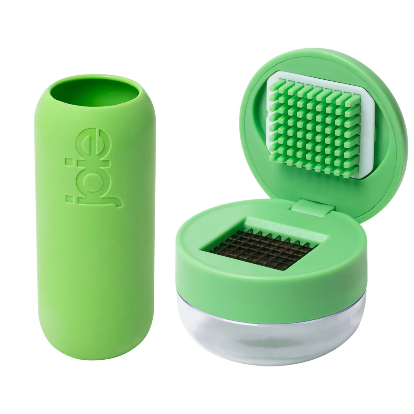 Joie Garlic Press and Chopper with Storage Container, Stainless Steel Blade