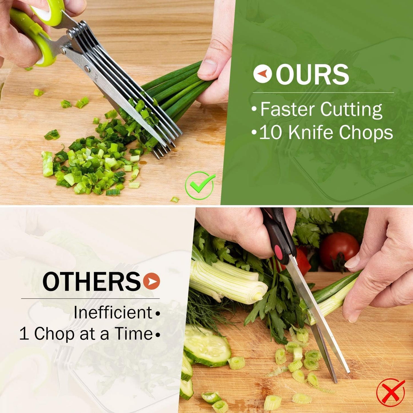 X-Chef Multipurpose 5 Blade Herb Scissors